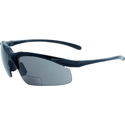 Apex Bifocal Safety Glasses Magnifying Reading Eyewear 2.5 Magnifier Smoke Lens • $11.99