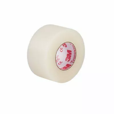 3M Transpore Surgical Tape White 25mm X 9.1m • $4.35