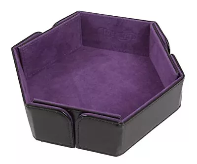  6.5 Inch Magnetic Folding Dice Tray - Portable Folding Dice Rolling Purple • $30.45