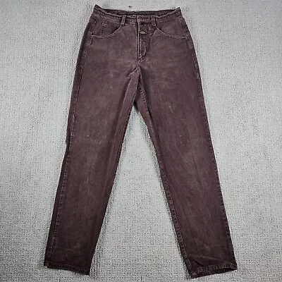 VTG Marithe Francois Girbaud Jeans Men's 30X30.5 Tapered Stone Washed USA Maroon • $39.99