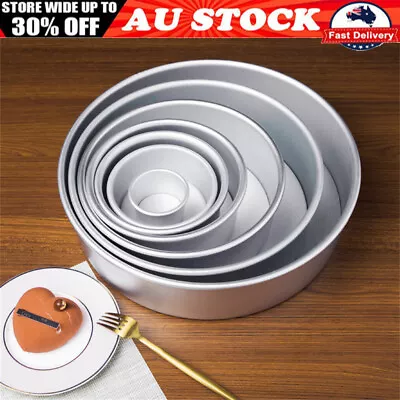 4/5/6/7/8 Inch Cake Mould Round DIY Cakes Pastry Mould Baking Tin Pan Reusable • $14.19