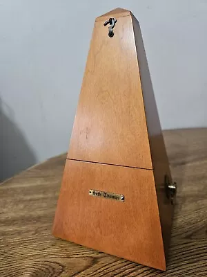 Seth Thomas Metronome De Maelzel Wood Music Timer No. 8 Vintage Wind Up Working • $50