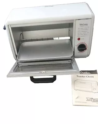 Vintage Retro Betty Crocker Toaster Oven Never Used Excllnt 50's-60's White Blk • $24.95