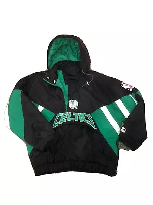 Boston Celtics NBA Starter Hooded Jacket Coat Mens Size-XL  Exc • $59.50
