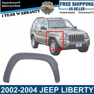 New Front Passenger Side Fender Flares Textured Gray For 2002-2004 Jeep Liberty • $115.99