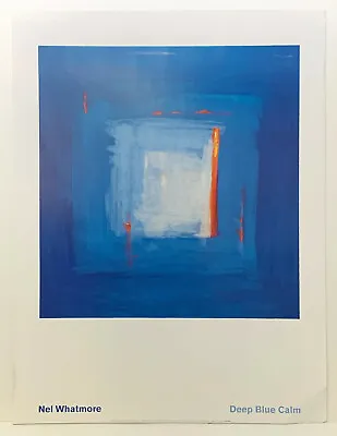 £15 • Buy Deep Blue Calm Abstract Pastel By Nel Whatmore Reproduction Print