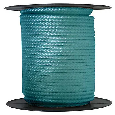 Anchor Rope Dock Line 1/2  X 50' Braided 100% Nylon Teal Made In Usa • $39.99