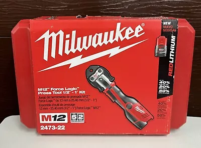 NEW!!! Milwaukee M12 FORCE LOGIC Press Tool Kit With Jaws 2473-22 • $1800