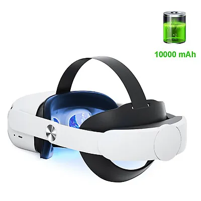 For Meta Oculus Quest 2 Headset VR Game Elite Head Strap With 10000mAh Battery  • $68.99