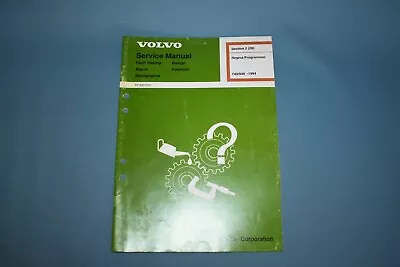 1994 Volvo 740 940 Regina Programmer Service Maintenance Repair Manual  • $36.94