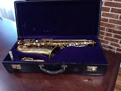 $4250 • Buy Fully Restored SELMER PARIS RADIO IMPROVED ALTO SAX And Case, Collector Item