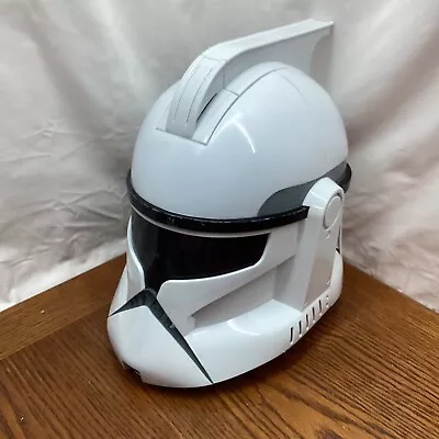 2008 Hasbro Star Wars Clone Storm Trooper Talking Voice Changer Helmet TESTED • $29.95