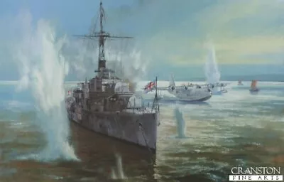 £19 • Buy Naval Aviation Art Print  Yangtse Incident HMS Amethyst Sunderland 88 Squadron