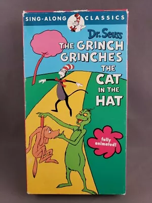 Dr Seuss The Grinch Grinches The Cat In The Hat 2001 VHS Tape • $3.22