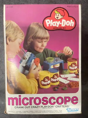 £32.37 • Buy Play-Doh Microscope Modeling Set Crazy Critters Kenner Vintage 1980 New