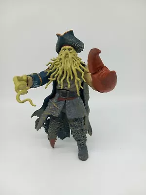 Pirates Of The Caribbean Davy Jones 7  Figure By Zizzle  Good Preowned Condition • £10.98