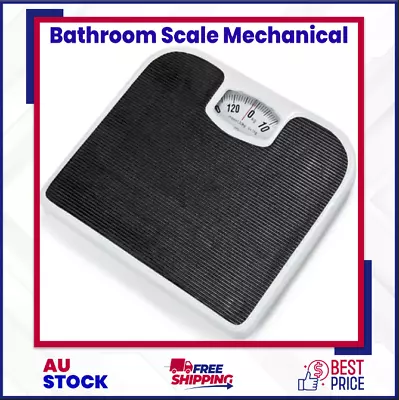 Bathroom Scale Mechanical Machine Weighing Scales 130kg Body Weight Display • $10.55