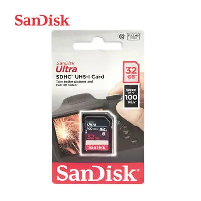 SanDisk Ultra 32 GB SD SDXC Memory Card SDSDUNR-032G-GN3IN 100mbps • $8.45