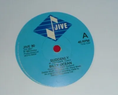 Billy Ocean - Suddenly - 7'' Vinyl Jive Records - Jive 90 - 1984 Classic Love  • £2.49