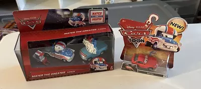 Disney Pixar Cars Mater The Greater Toon Series Lot Mater Buck Lug Big Fan • $45.45