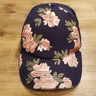 O'Neil Hat Cap Blue Floral Hawaiian Snap Back Adjustable Surf Beach One Size • $6.25