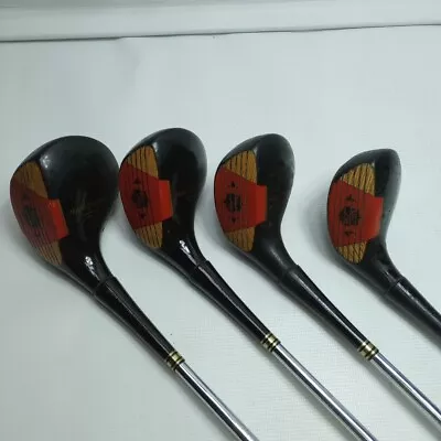 Vtg Walter Hagen Haig Ultra 1 2 3 4 Woods #66430 Steel RH Original Grips READ • $75.73