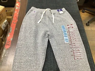 Champion Brand MSU Mississippi State Grey Sweatpants Athletic Pants Jogger • $24.99