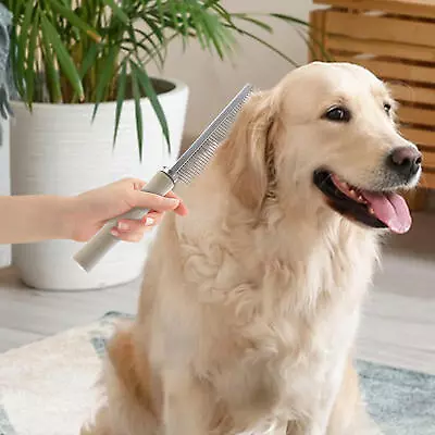 Dog Cat Pet Comb Brush Dematting Undercoat Grooming Comb Rake Tool Professional • $7.78