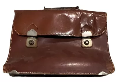 Vintage Leather Briefcase. Made By Cheney England • $90