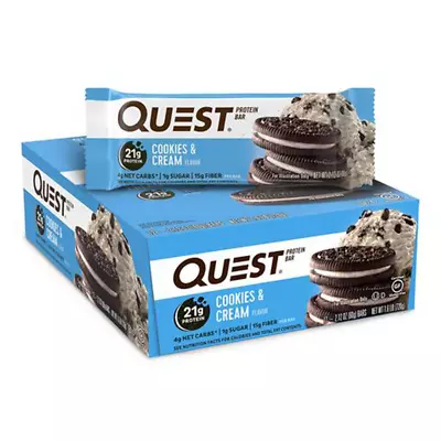 Quest Nutrition Bar 12x60g Cookies & Cream • £41.33
