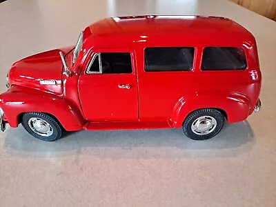 Mira: 1950 Chevrolet Carryall Suburban: 1:18 Scale: Red: Opening Doors/hood • $39.95