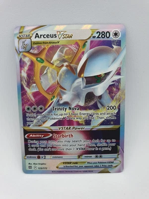 $19.95 • Buy Pokémon TCG Arceus VSTAR Sword & Shield: Brilliant Stars 123/172 Holo Ultra Rare