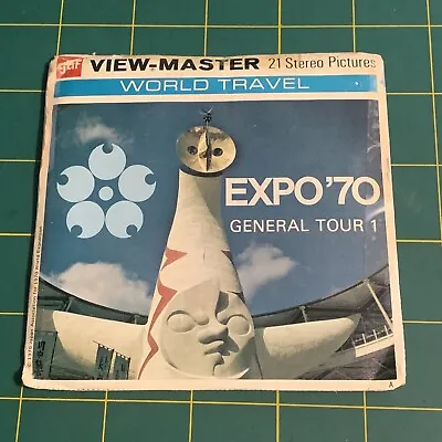 View Master Expo 70 Osaka Japan General Tour 1 3 Reels Packet B268 Rare 2E • $30