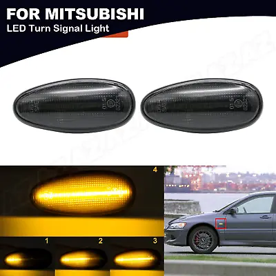 For 2001-2006 Mitsubishi Lancer Dynamic LED Side Marker Light Turn Signal Lamp • $21.59