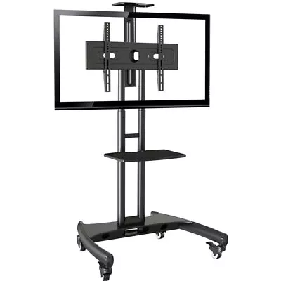 Rocelco VSTC 32 -70  Mobile A/V And TV Cart With Component/Webcam Shelf Black • $245
