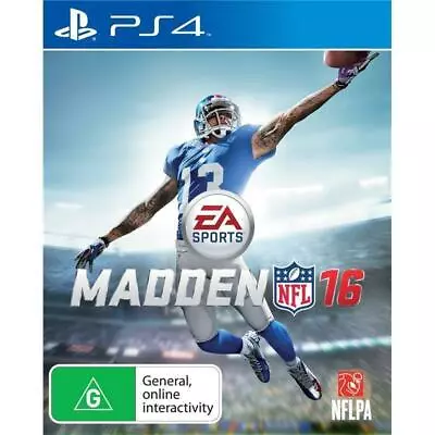 🔥madden Nfl 16 Ps4 - Playstation 4 Pal Video Games🌠 Free Post📮 • $33