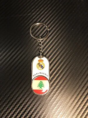 Real Madrid W/ Lebanese Flag KeyChain • $5.99