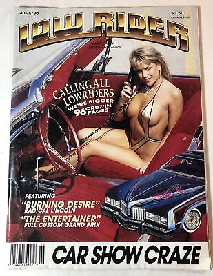 Vintage Lowrider Magazine June 1990 Hot Rod • $6.25