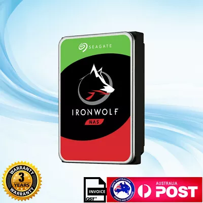 Seagate Ironwolf 1TB 2TB 3TB 4TB NAS Internal 3.5  Hard Drive • $98