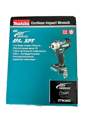 £90 • Buy Makita DTW300Z 18V 1/2  LXT BL Impact Wrench Bare Unit High Torque Automotive