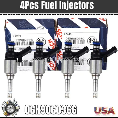 4Pcs 06H906036G Fuel Injectors For VW GTI Tiguan AUDI A3 A4 A5 Q5 TT 2.0TSl • $84.99