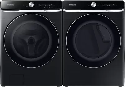 Samsung WF50A8800AV Washer & DVE50A8800V Electric Dryer Brushed Steel Set • $1849.99