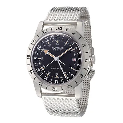 Glycine Men's GL0464 Airman Vintage The Chief 40mm Automatic Watch • $1012.13