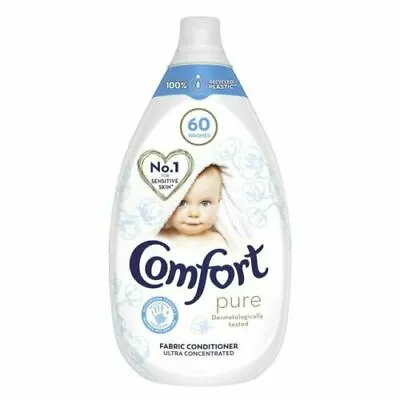 Comfort Pure Concentrated Fabric Conditioner 60 Wash 900ml • £7.16
