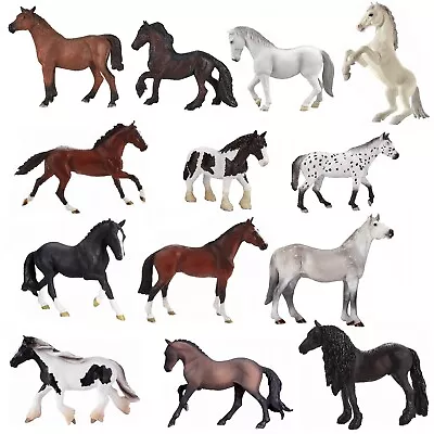 £5.89 • Buy Animal Planet Horse Figurine Hanoverian Mare Foal Mustang Stallion Pony Arabian 