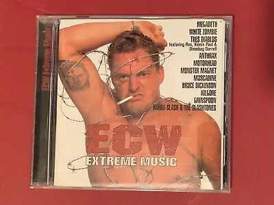 ECW Extreme Music - Excellent Like New Condition Free Shipping RARE WWE WWF CD • $80000