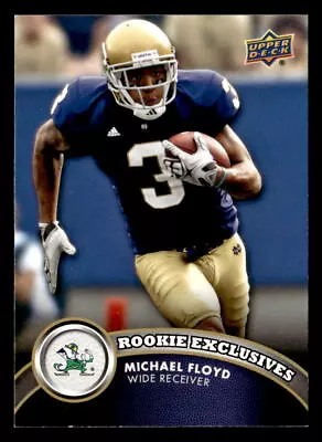 Michael Floyd 2012 Upper Deck Rookie Exclusives  Card #REMF Notre Dame • $0.99