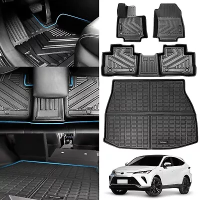Floor Mats And Cargo Liner Compatible Fit Toyota Venza 2023 2022 2021 All -We... • $282.09