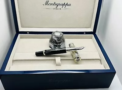 MONTEGRAPPA Limited Edition Fountain Pen Leopoldo Tullio Qauila002/100Nib-M. • $1189