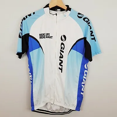 GIANT Mens Size XL Short Sleeve Riding Jersey / Cycling Top • $55